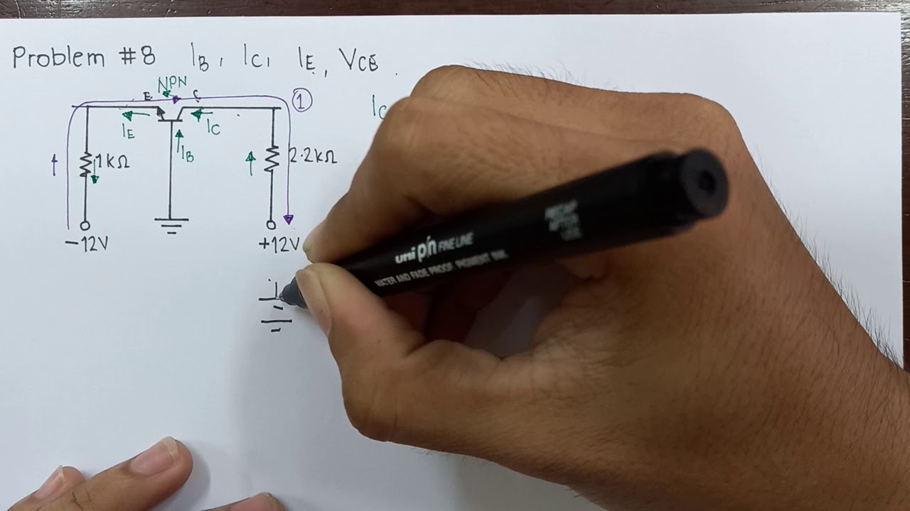 BJT Problem #8 (Common Base, Saturated)
