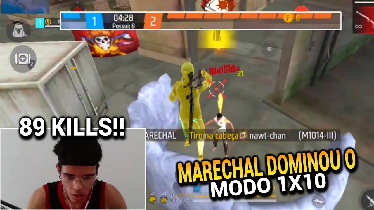 MARECHAL DOMINOU O MODO 1X10 E SUPEROU O TWO9 E FLUPY FAZENDO APENAS 89 KILLS!!!