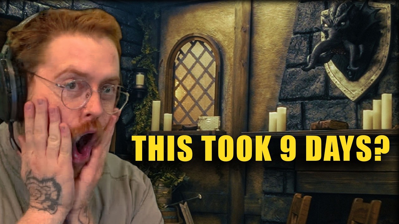 I Made a DnD Tavern Game Room in a Garage for Wubby