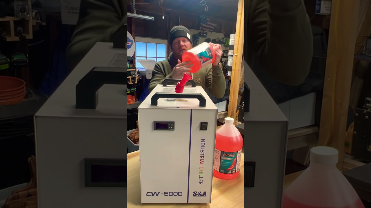 Cold weather C02 laser info folks.   #laser #thunderlaser #maker #tools #smallbusiness