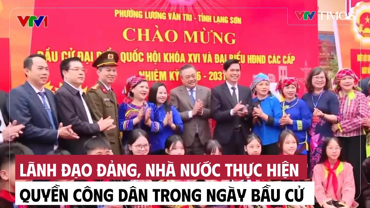 Lãnh đạo Đảng, Nhà nước thực hiện quyền công dân trong ngày bầu cử | Cụm tin bầu cử | VTV Times