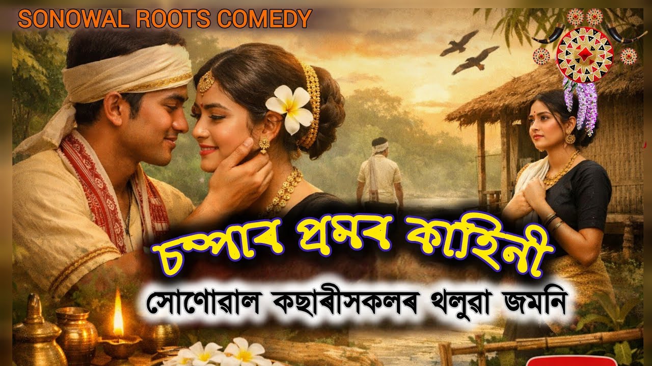 চম্পাৰ প্ৰেমৰ কাহিনী ❤️ | Village Love Story | Sonowal Roots Comedy🥰#viral#comedy#nonsubscribers 