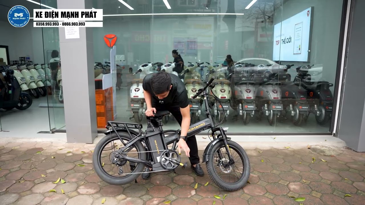 Giới thiệu xe đạp điện trợ lực SOHAMO H3 đi được 100km 1 lần sạc