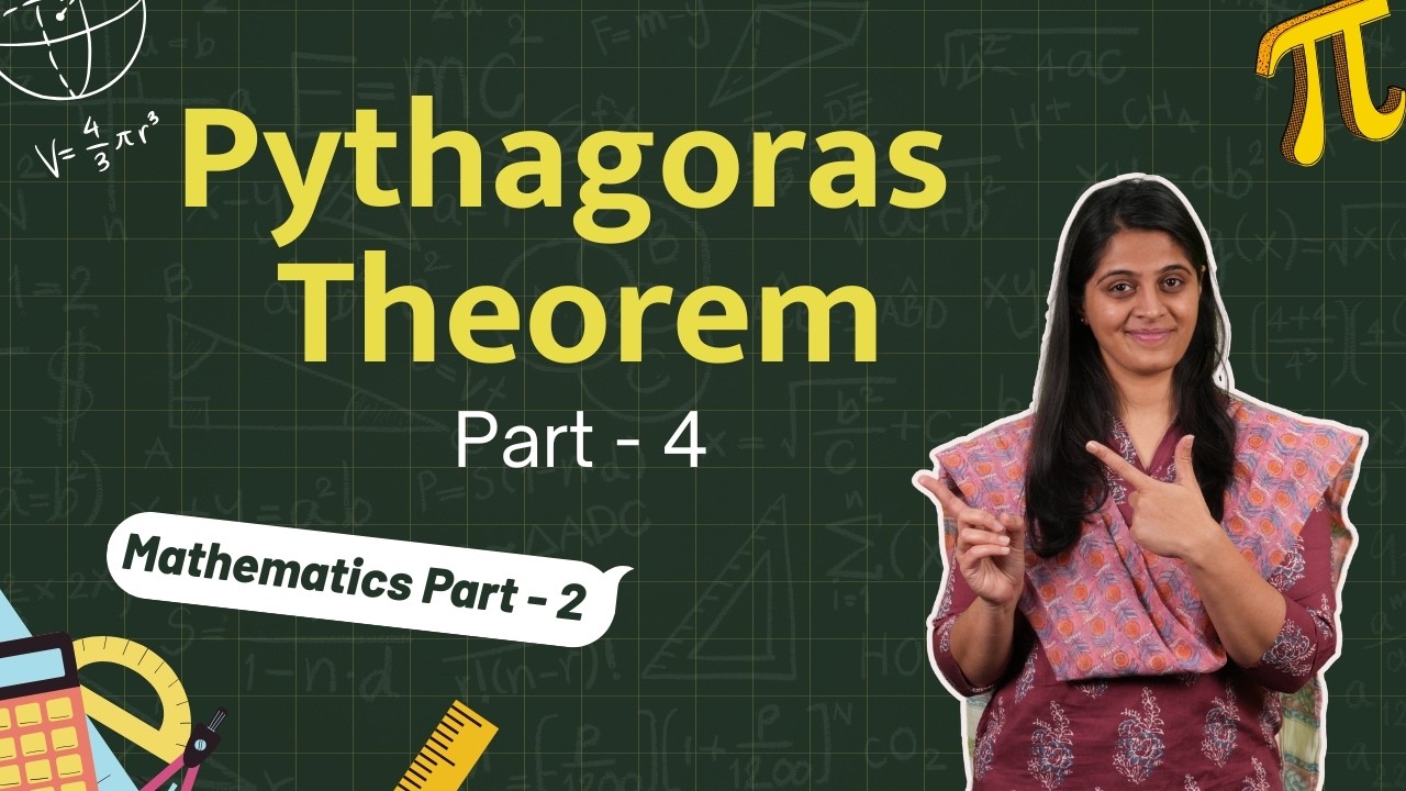 Pythagoras Theorem - Converse proof and applications | 10th Geometry
