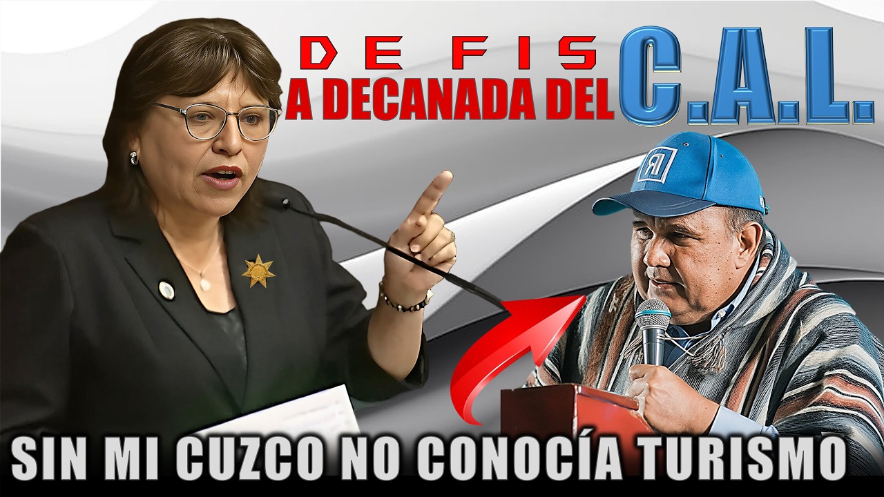 Dra. DELIA ESPINO DECANA DEL C.A.L. * PORKY AFIRMA QUE EL CUZCO CONOCE TURISMO GRACIA A ÉL