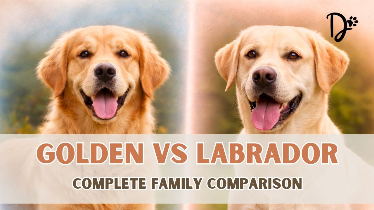 Golden Retriever vs Labrador |  Complete Family Comparison