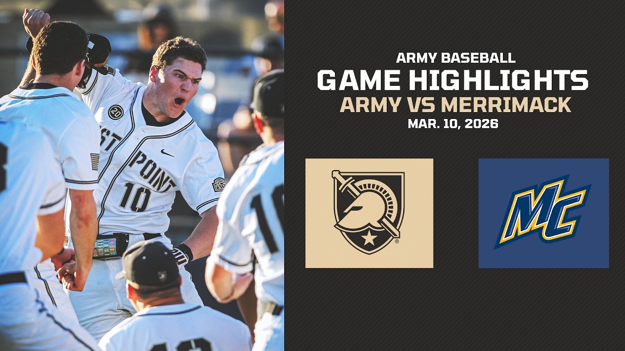 Army vs. Merrimack Baseball Highlights (Game 1)