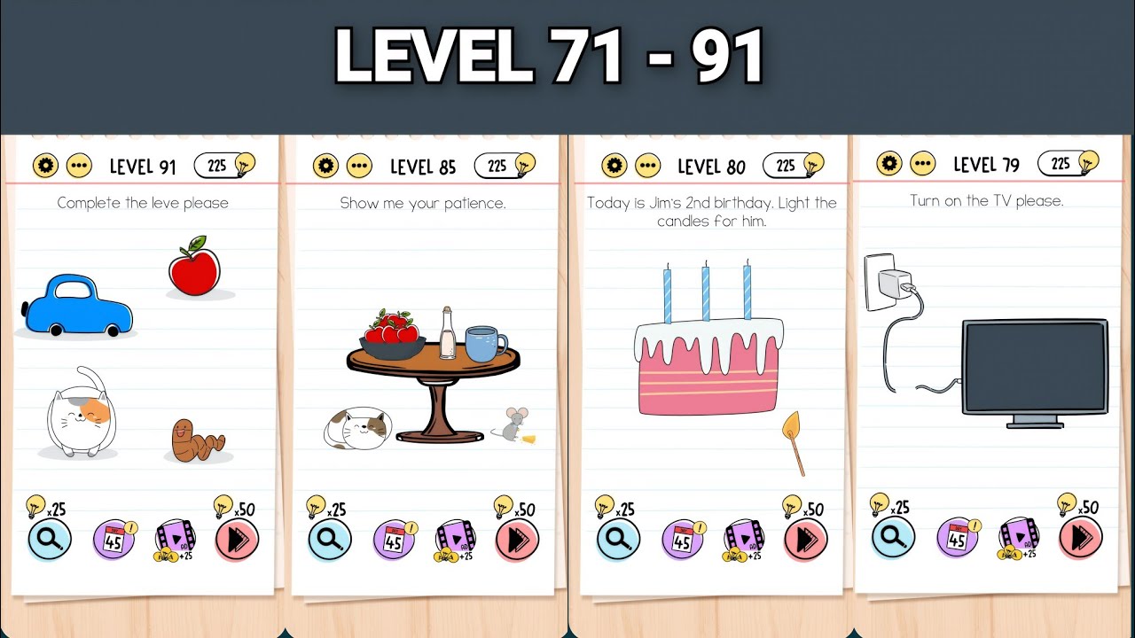 brain test level 79 80 81 82 83 84 85 86 87 88 89 90 91 | brain test level 79 - 91