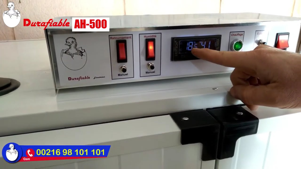 COUVEUSE AH500/AH700 DURAFIABLE