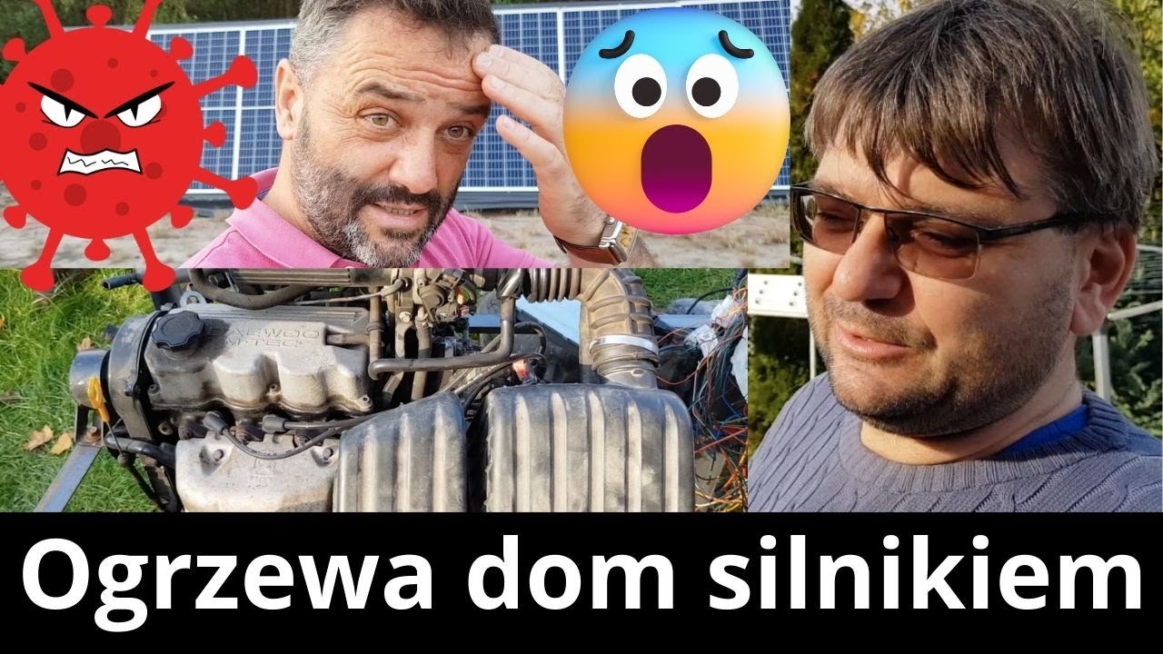 Energia Off Grid. Ogrzewanie domu silnikiem, agregat prądotwórczy, prąd gratis, kogenerator z Matiza