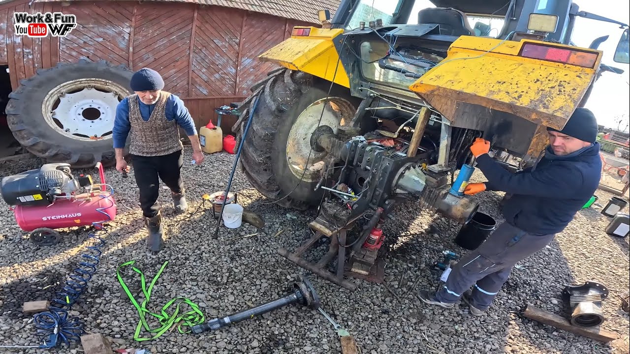 Sa rupt trompa la Renault 🙆🏻‍♂️ #agriculture 