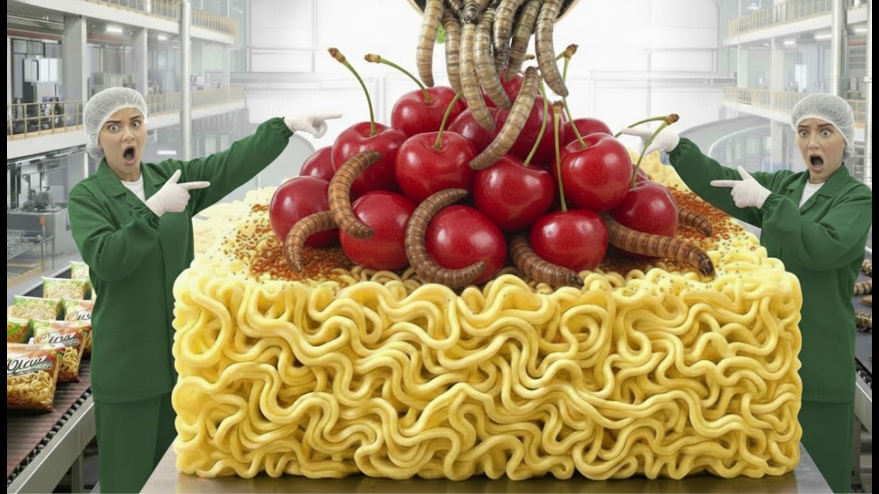Inside factory : Insane Cherry Harvest! Look Inside Factory Processing Millions of Tons .