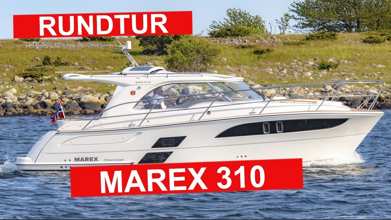 2.9 millioner kr.- Rundtur i Marex 310 Sun Cruiser