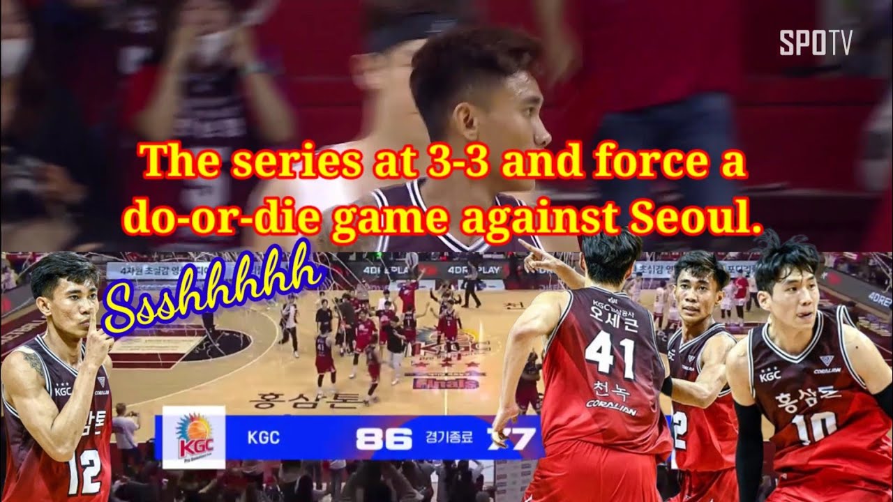 Rhenz Abando KGC vs SK Knights Game 6 final Game 7 is waving 👋