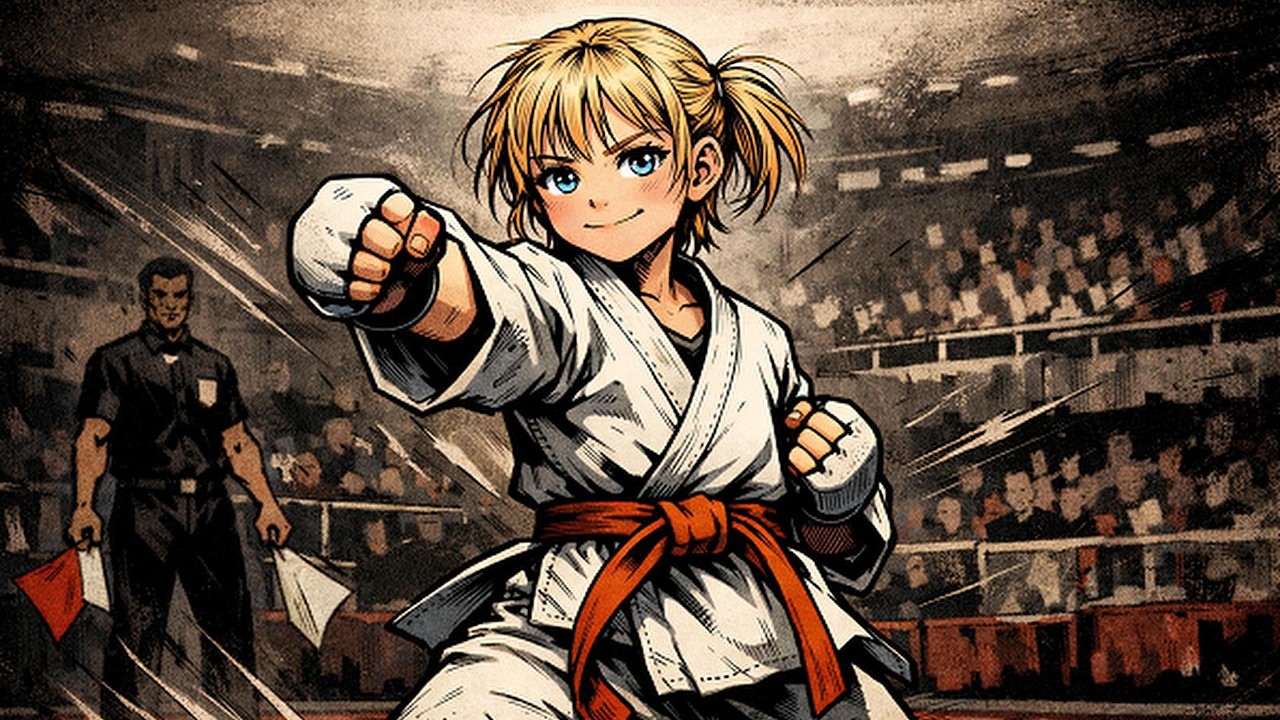 6 Years Old. Smallest Fighter. Biggest Win #kyokushin #karate #budora #1place