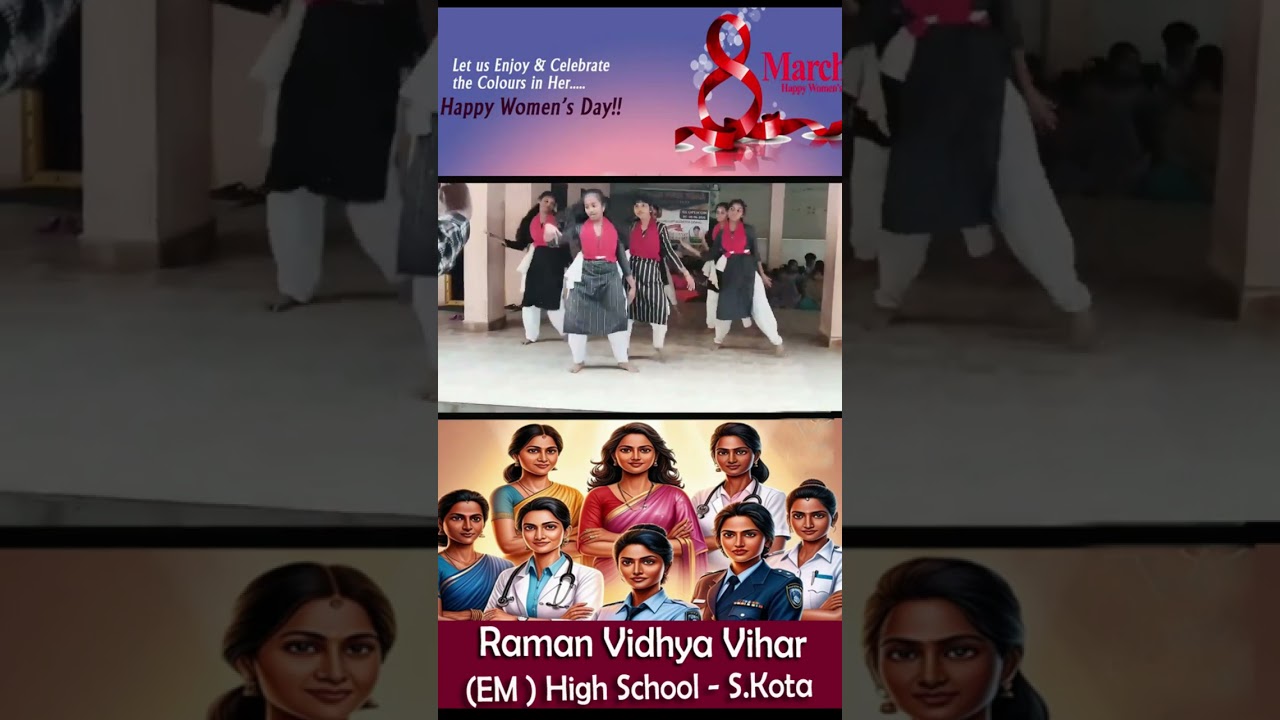 Women's day celebrations in Raman school 