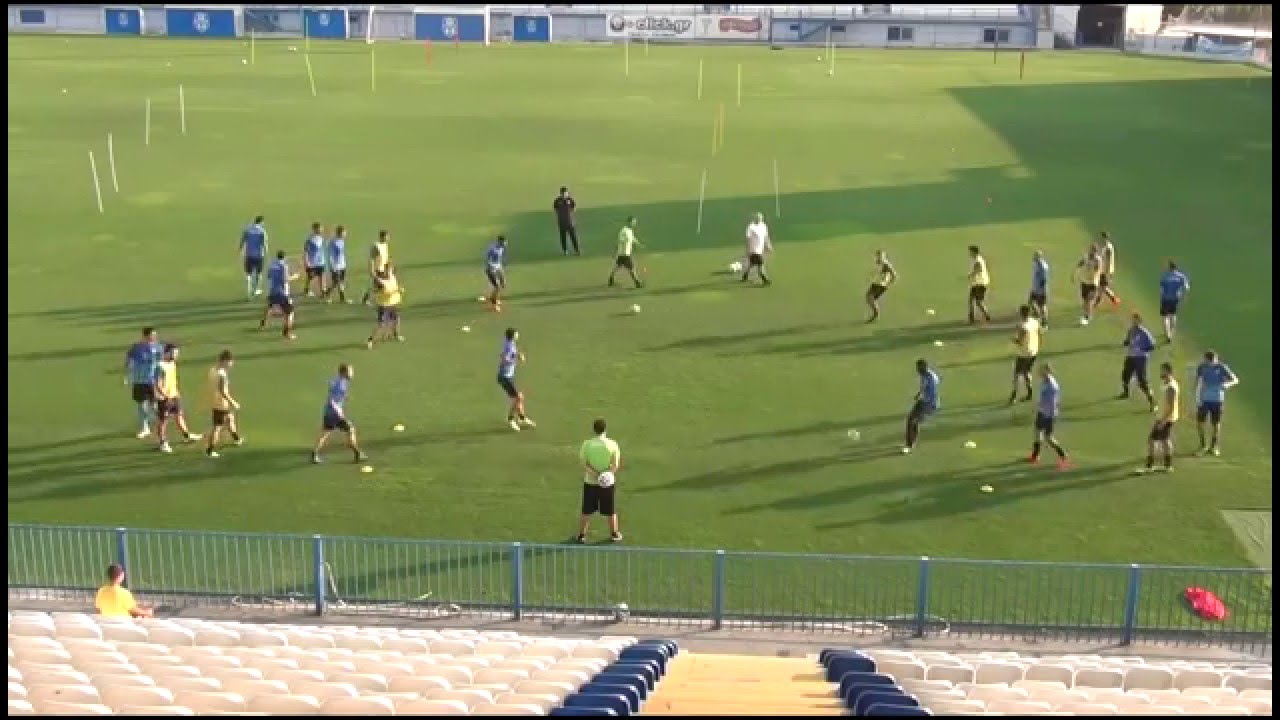 Pre season trainings...warm up & conditioning ...15