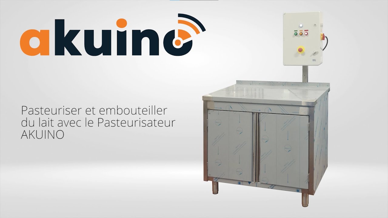 Pasteuriser du lait avec le pasteurisateur en continu AKUINO.net