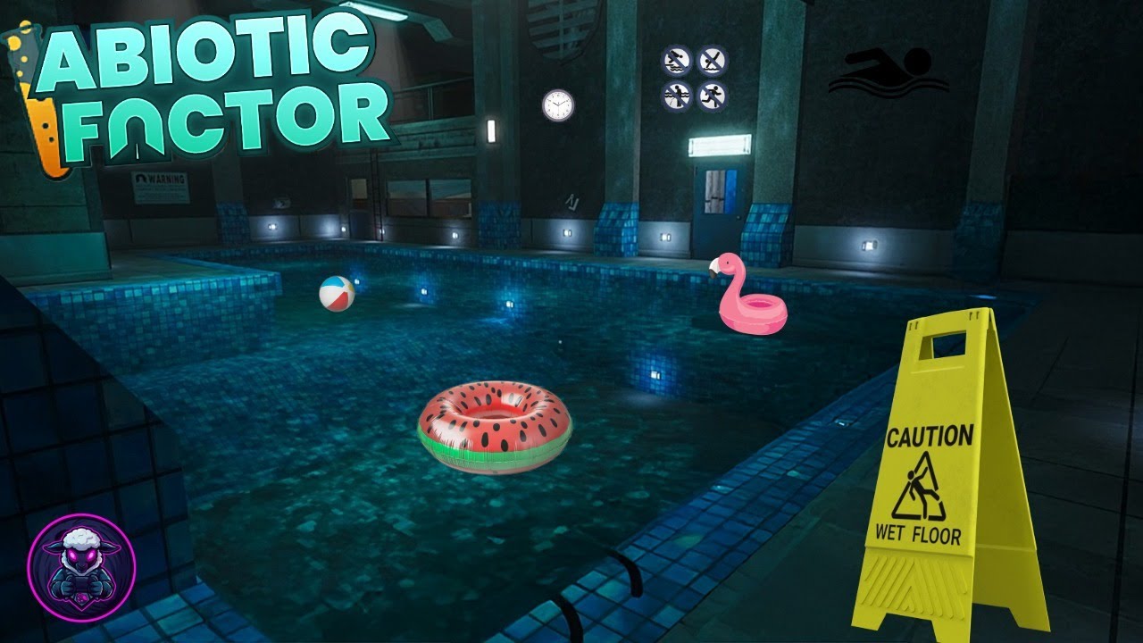 Schwimmhalle, wir gehen rutschen. Abiotic Factor #05