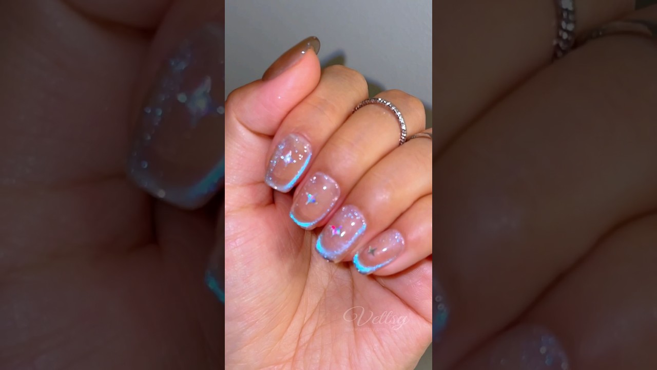 Vettsy New Aurora 2 in 1 Cat Eye Nail💙 🔥$2.99 only🔥