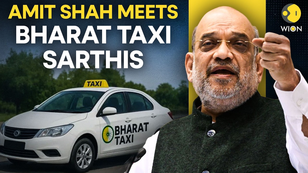 LIVE | India: HM Amit Shah Interacts With Bharat Taxi Sarthis In New Delhi | WION