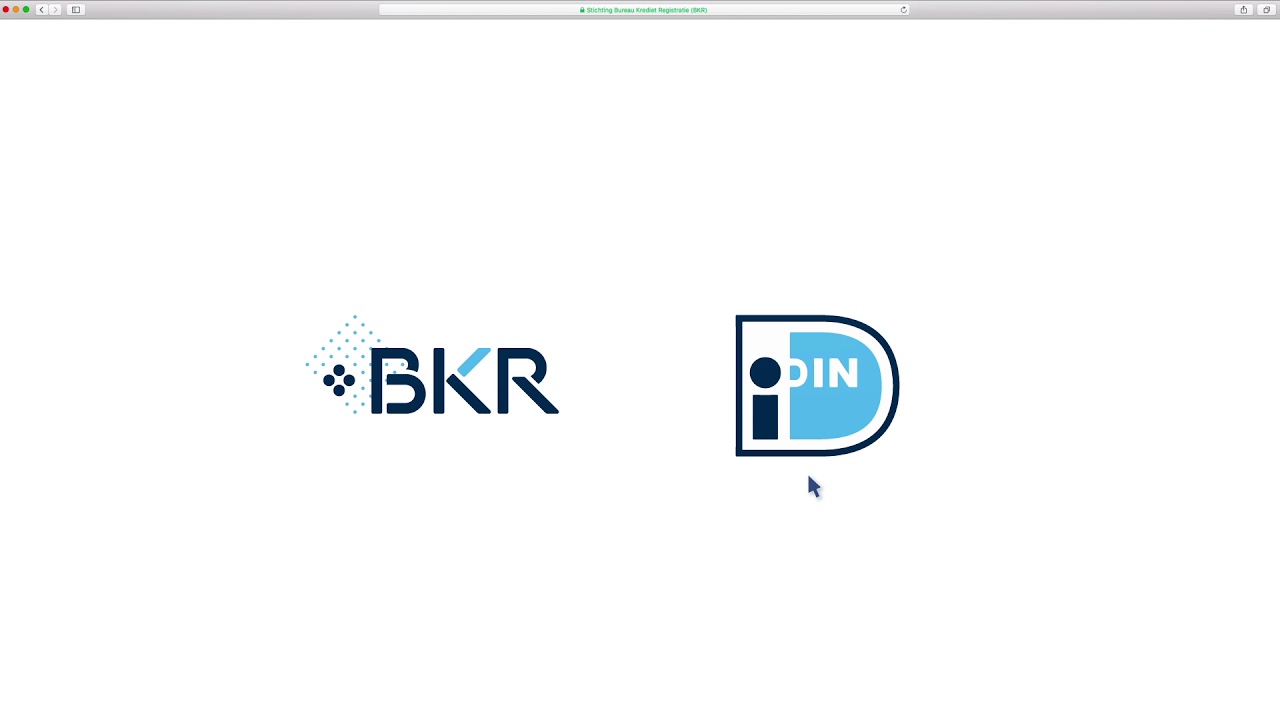 BKR inlogmethodes   2 methodes