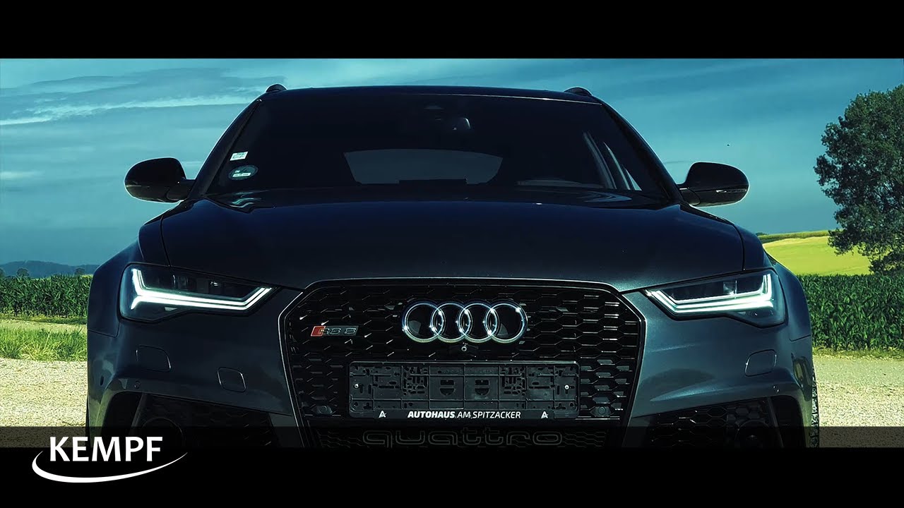 Wie Rollstuhlfahrer Autofahren : Ein Audi RS6 mit Gasring und Handbetriebsbremse von Kempf
