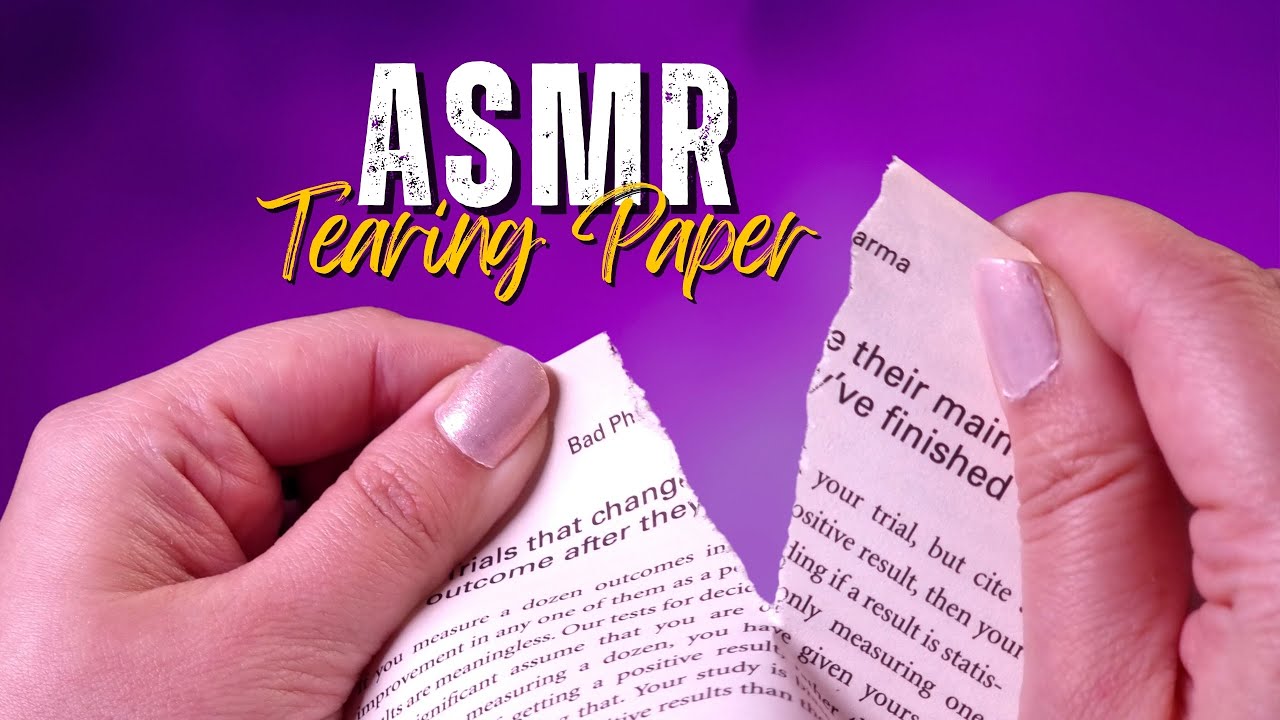 [ASMR] Ripping Paper from BOOKS is SO SATISFYING! (#2)