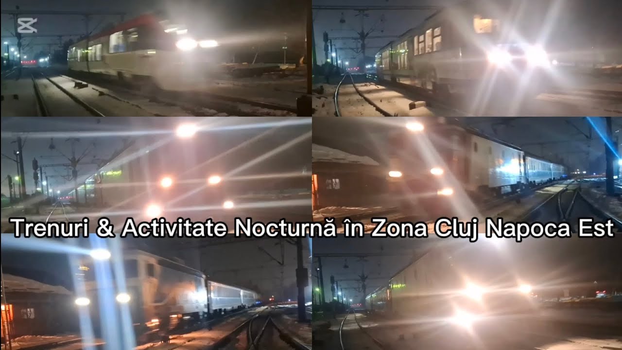 Trenuri & Activitate Nocturnă în Zona Cluj Napoca Est - 21 Ianuarie 2026