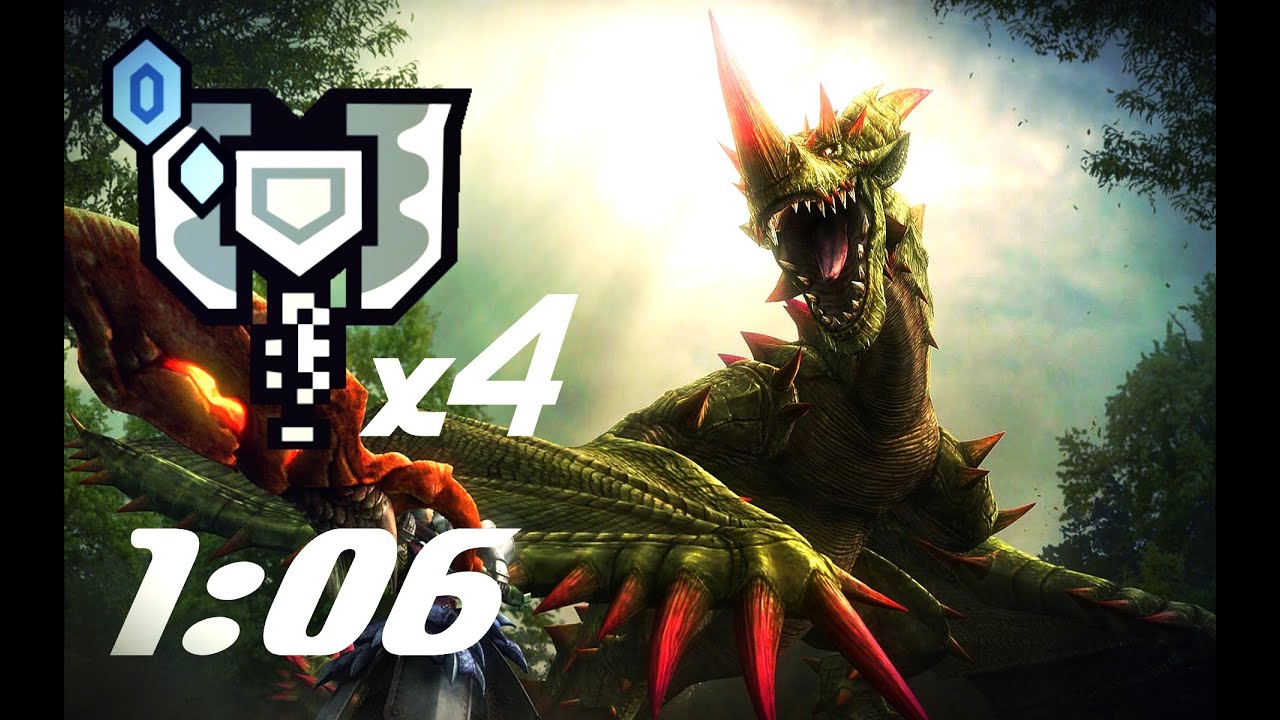 MHR Sunbreak PC: Espinas 1:06 Ice Charge Blades 4P