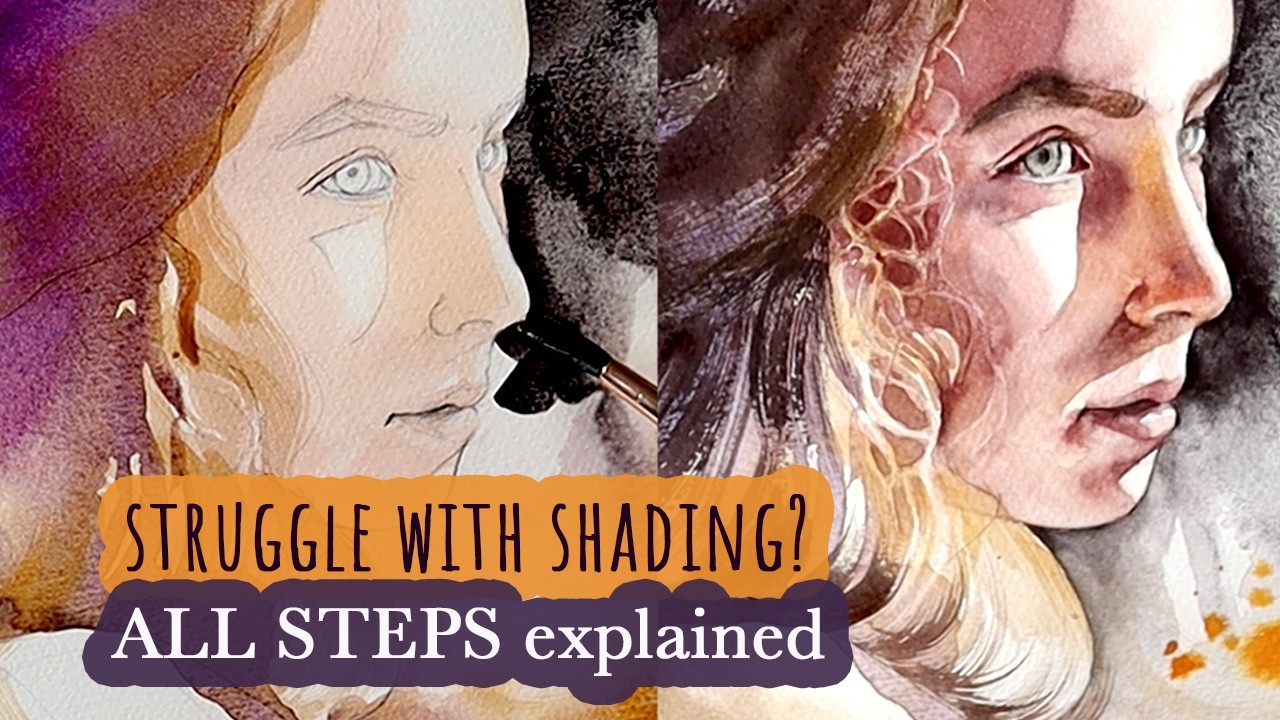 Mastering Light & Shadow in Watercolor Portraits