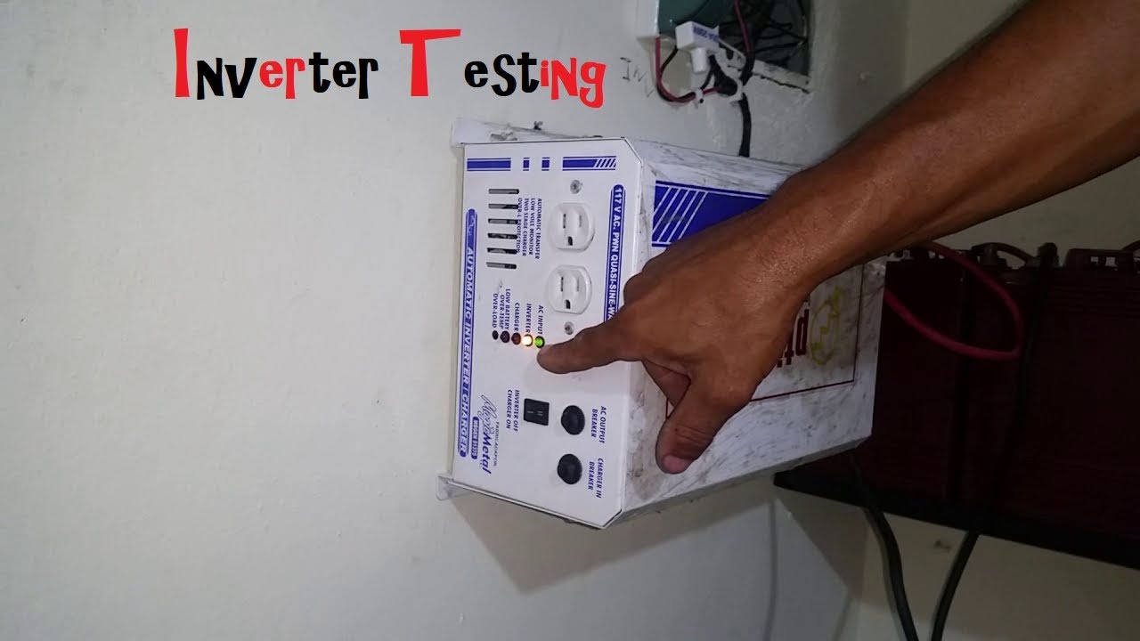 Inverter Testing 1000w-110v-switch