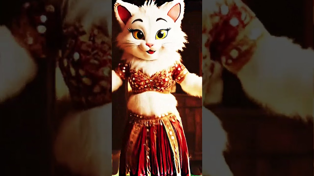 Royal Paws on Fire Cat&rsquo;s Holi Dance Party #cat #diogojota #funnyshorts