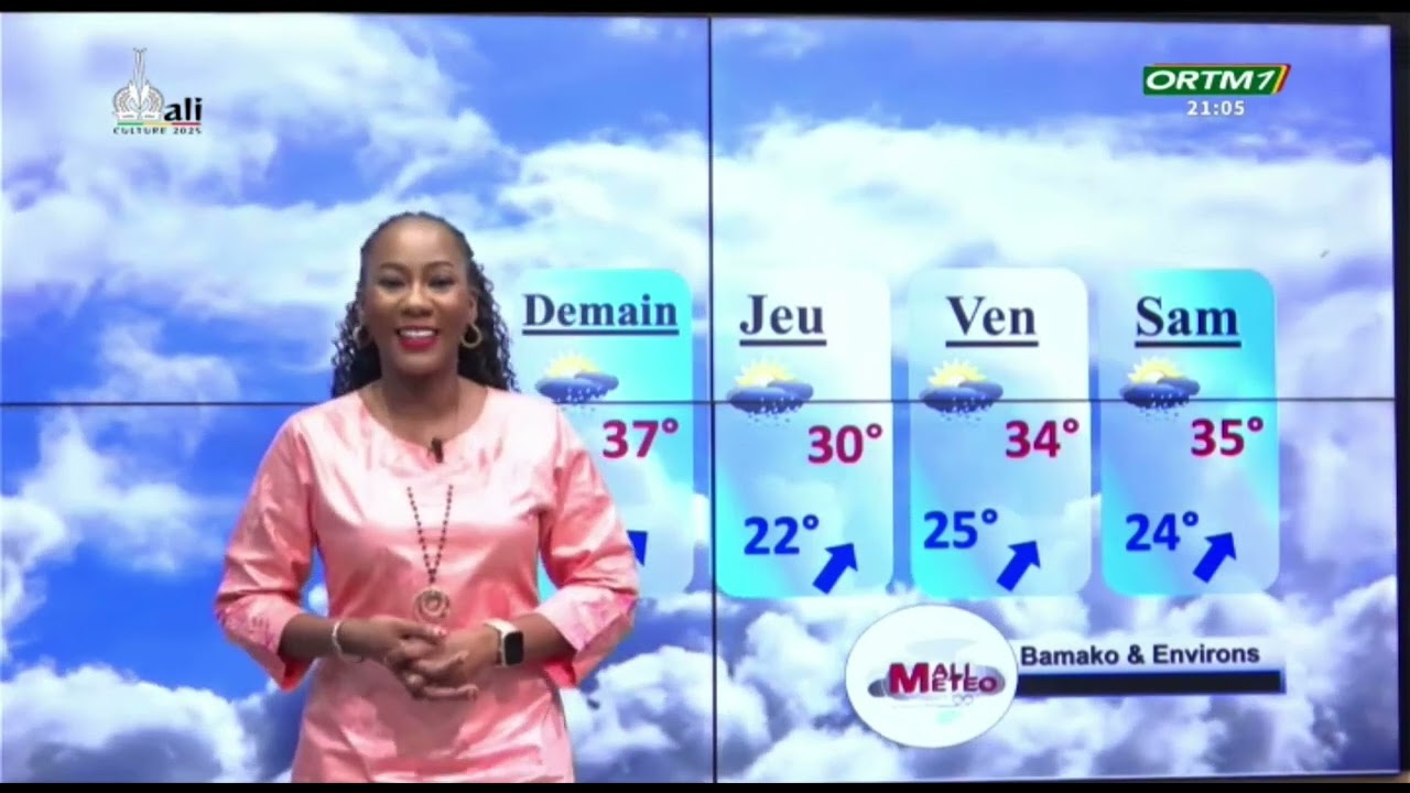 Prévisions météo pour le Mali (24 juin 2025)