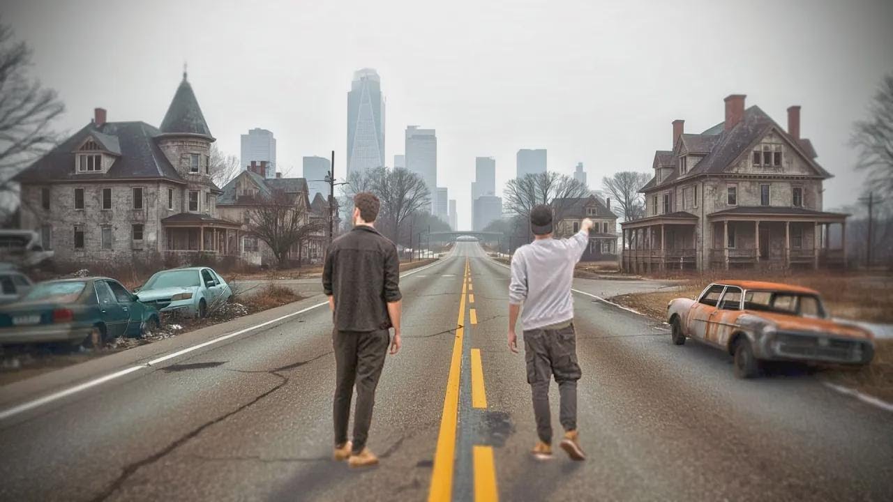 100 horas en la ciudad más abandonada del mundo ¡Increíble exploración urbana!