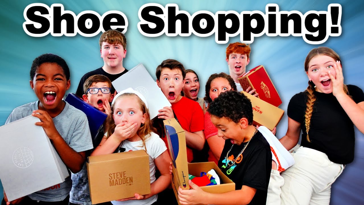Shoe Shopping For 10 Kids! | Back To School | How Much Will It Cost?