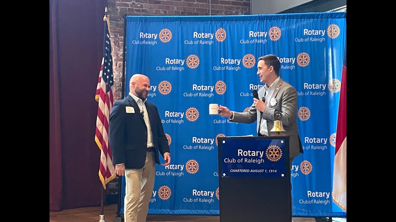 Raleigh Rotary Meeting August 11, 2025 Michael Hayley