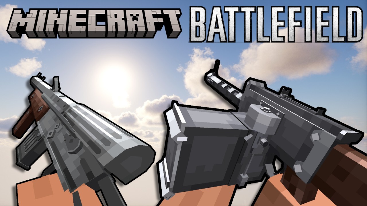 Minecraft TaCZ | Battlefield Gunpack | Apocalypse Gun Pack v1.1.7 ALL Weapon showcase | by Am1ethy