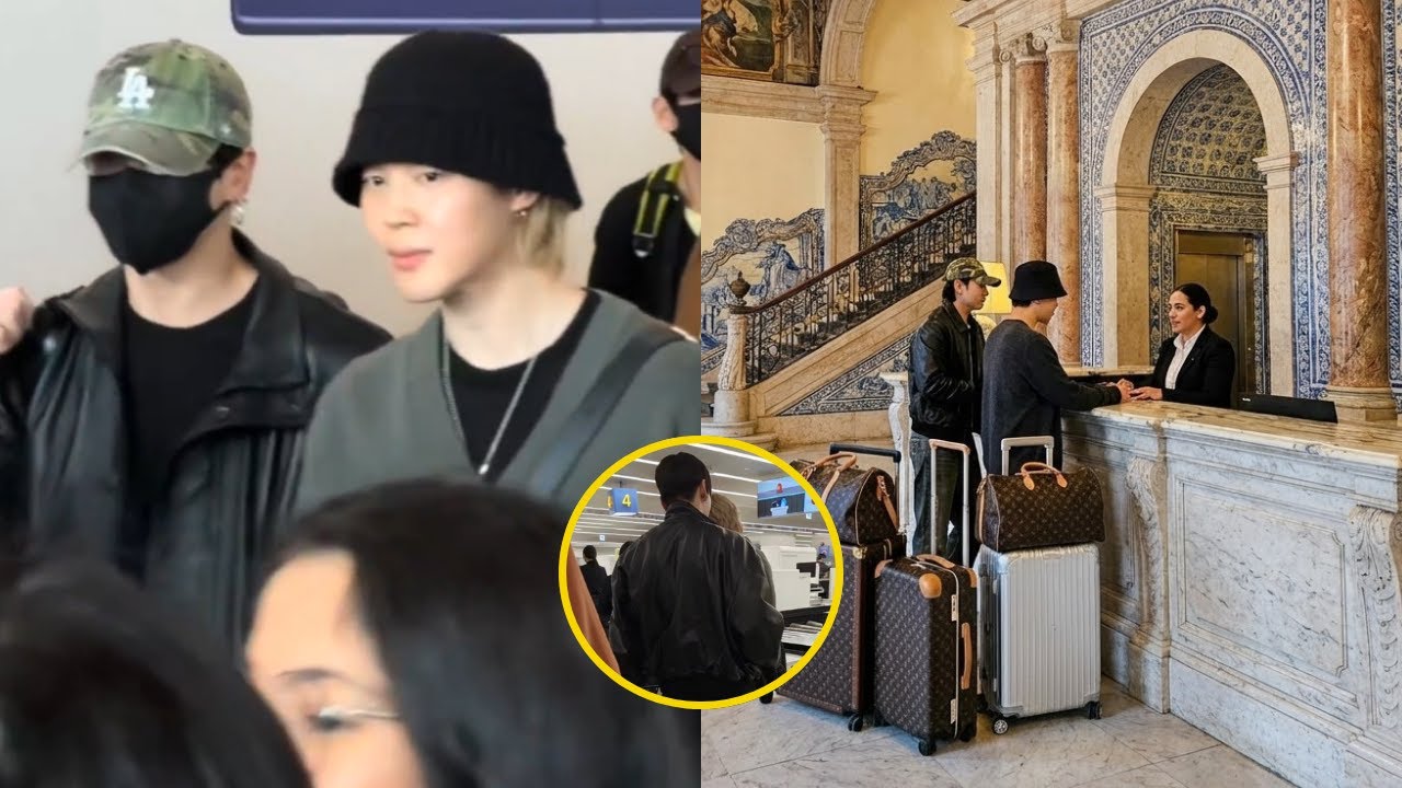 Portugal Witnesses It All! Jimin and Jungkook Spotted Checking In Together at a Luxury Hotel 💥💜