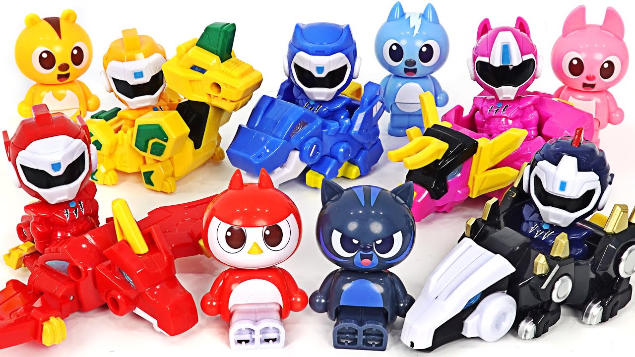 Miniforce 2 Super dinosaur power ranger set! Board the Dino Machine! | DuDuPopTOY