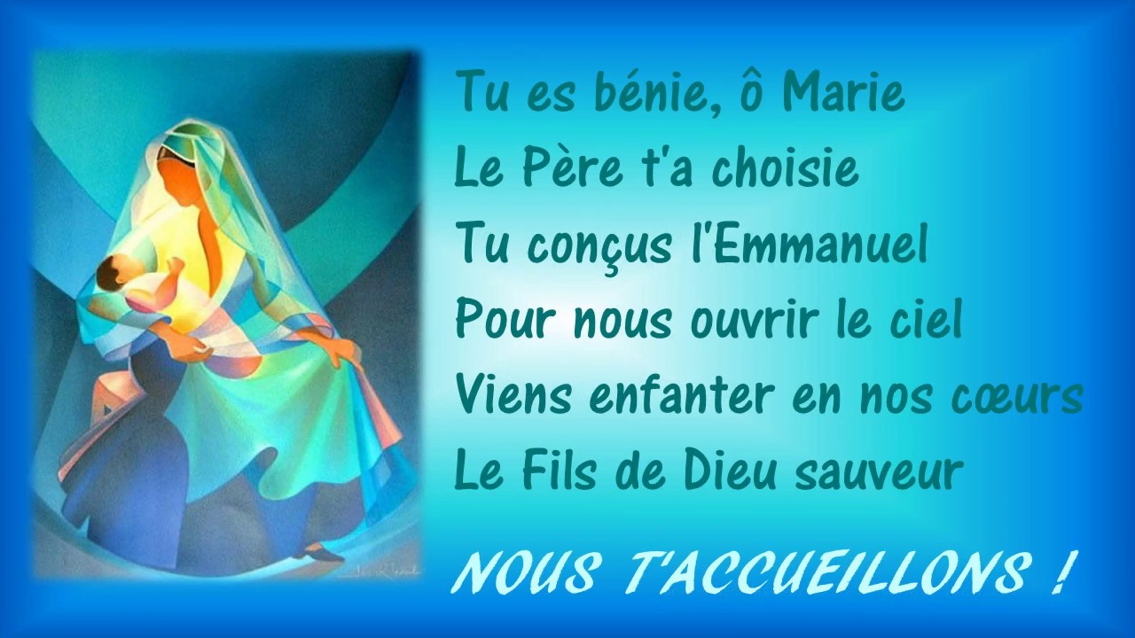 Tu es bénie ô Marie