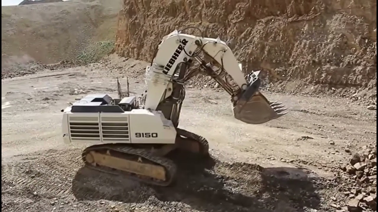 Liebherr Excavator Monster Good working #excavator #liebherr #machinery #equipment