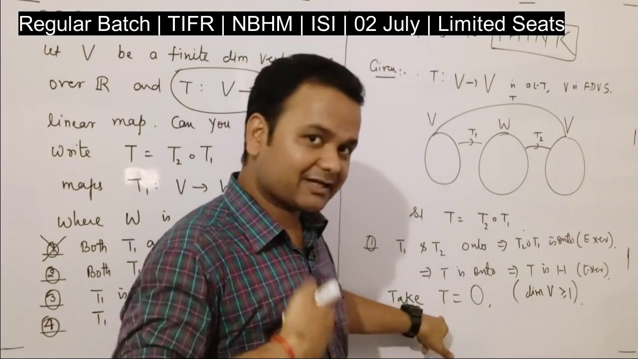 CONTROVERSIAL QUESTION?|  CSIR NET MATHS SOLUTION| NBHM | TIFR | ISI | Under Sumit Sir Guidance