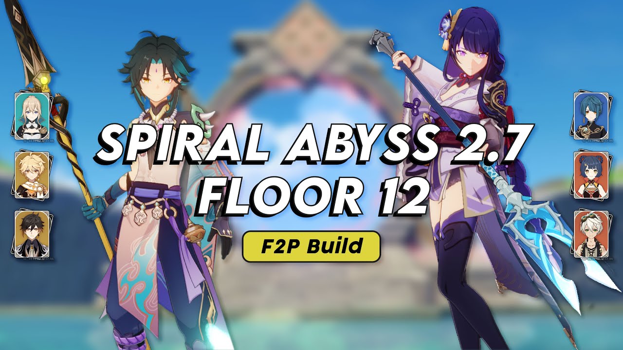 Xiao & Raiden National F2P Build - Spiral Abyss 2.7 Floor 12 - 9 Stars | Genshin Impact