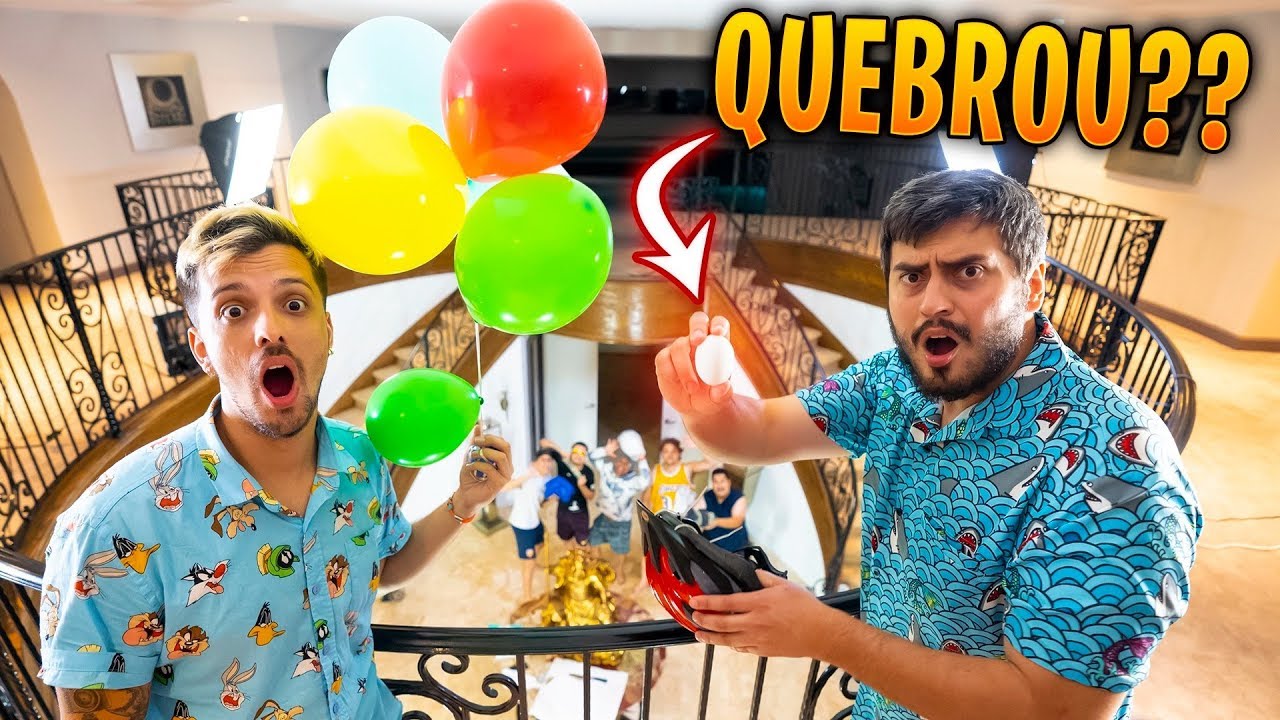 NÃO DESTRUA O OVO E GANHE $1000 !!! DESAFIO NA MANSÃO COPA !!!