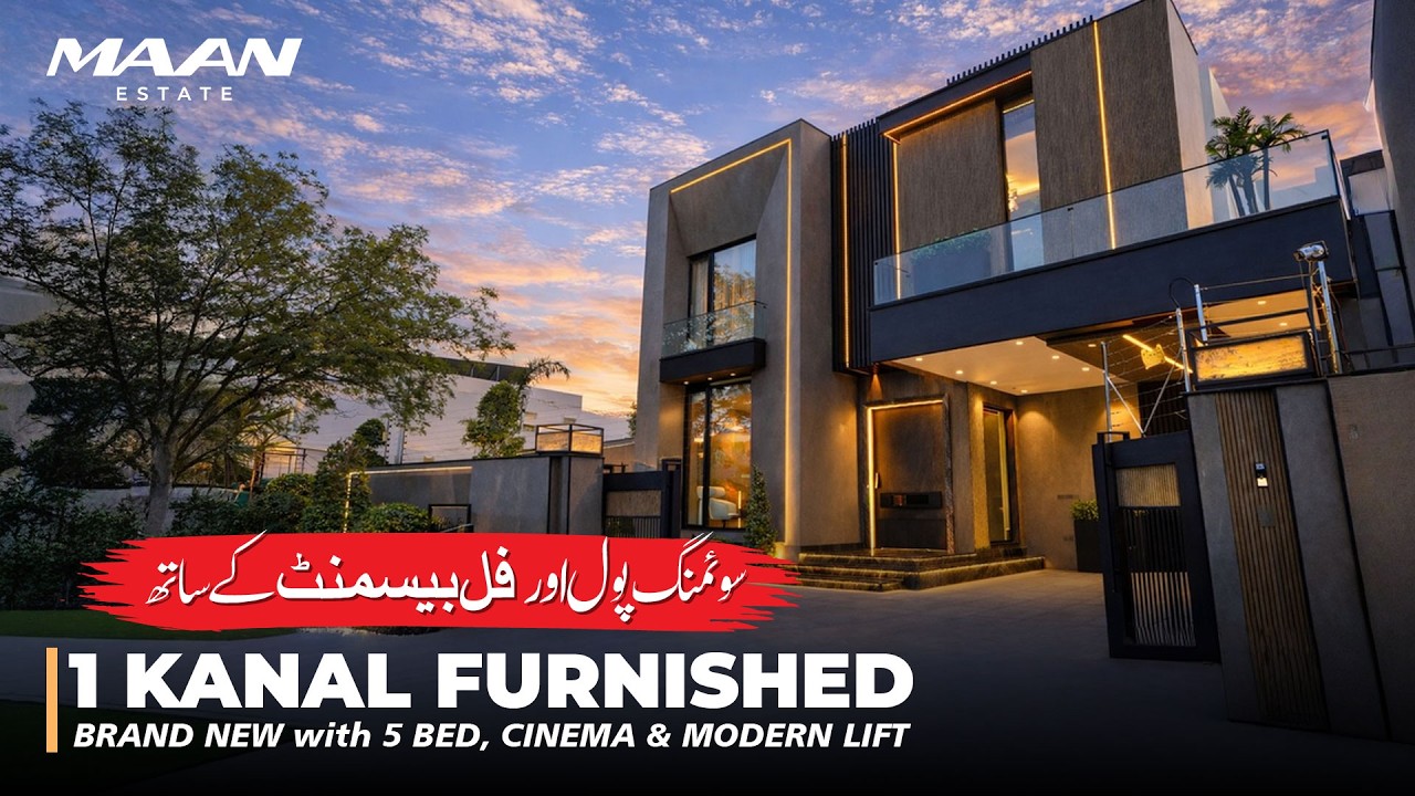 1 Kanal Luxury Furnished House | DHA Phase 6 | Basement + Pool ✨