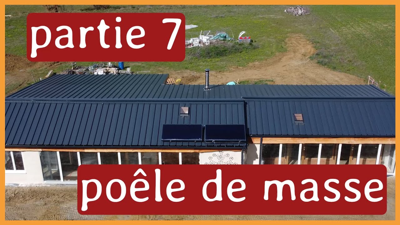 Le poêle de masse autoconstruit en Earthship - part. 7