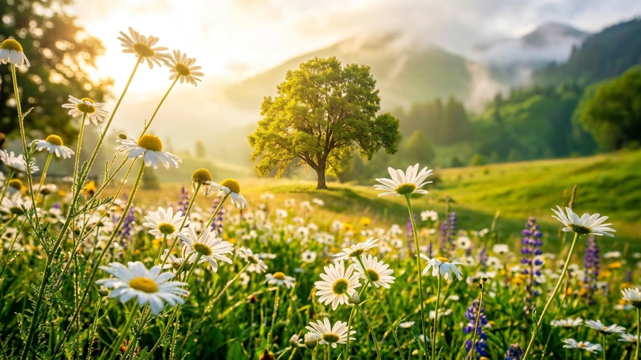 🔴 LIVE: Soft Birdsong & Morning Breeze | Peaceful Meadow Ambience | Nature Sounds for Sleep, Study