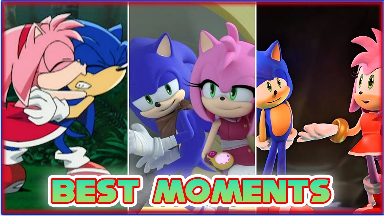 The BEST Moments of Sonic X Amy in Sonic TV Shows