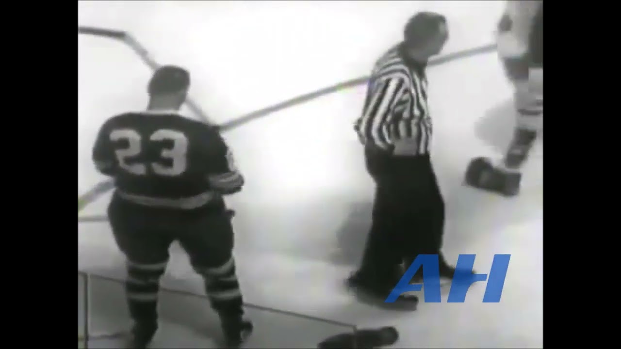 NHL Apr. 27, 1967 John Ferguson,MTL v Eddie Shack,TOR Live + (HL) Toronto Maple Leafs Montreal Canad